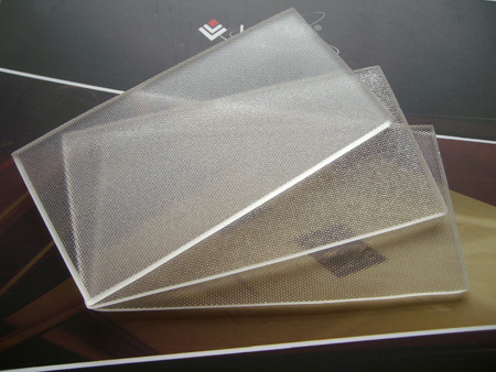 超白布纹钢化玻璃（长方形）